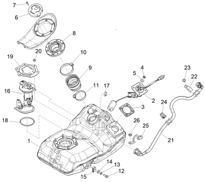 Réservoir carburant