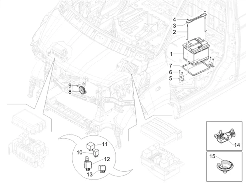 04_Relais - Batterie - Avertisseur sonore