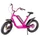 DRAISIENNE ELECTRIQUE RMS E-DRAIS MAX ROSE RAL 4003 MOTEUR 350 W HOMOLOGUE NF EN 14764 (GARDE-BOUE EN OPTION) (DIM 1,65x0,83x1,18m) -MADE IN FRANCE
