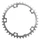 CHANRING FOR ROAD BIKE-5 arms- 38T. Ø130 "INNER" SILVER -ALUMINIUM- 7075 STRONGLIGHT 9/10 Speed (SHIMANO TYPE)