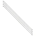 STAINLESS SPOKE- SILVER FOR EBIKE Ø 2,0mm - Ø 2,3mm L 245mm SAPIM "J BEND" WITH NUTS (SOLD PER 4)