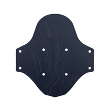 GARDE BOUE GRAVEL AVANT 700X35/45 ZEFAL SHIELD LITE FRONT NOIR FIXATION SUR FOURCHE PAR COLLIERS