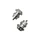 DIABOLO MOTO M6 ALU CNC TETE FRAISEE ARGENT (PAIRE)  -AVOC-