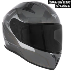CASQUE INTEGRAL MOTO ADX AI400 EVO GRIS BRILLANT L (SIMPLE ECRAN) (ECE 22.06)