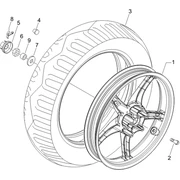 Roue arrière