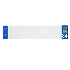 BANDE PLAQUE AUTO 520x110 POUR PVC VIERGE DEP. 84/EURO (VENDU A L'UNITE)