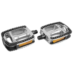 PEDALE CITY UNION ALU RESINE NOIR 9/16" (PAIRE EN SACHET)