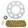 KIT CHAINE ADAPTABLE MBK 50 XLIMIT SM 2008>2013, YAMAHA 50 DT X SUPERMOTARD 2008>2013  420  11x60  (DIAM COURONNE 105/125/8.5)  (DEMULTIPLICATION ORIGINE)  -AFAM-