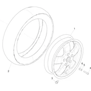 Roue avant
