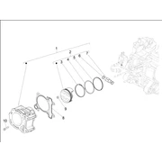 Groupe cylindre-piston-axe