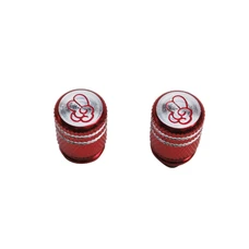BOUCHON DE VALVE VICMA TO COOL MOLETE ROUGE  (PAIRE)