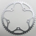 CHANRING FOR ROAD BIKE-5 arms- 52T. Ø130 -OUTER- DURAL SILVER STRONGLIGHT (SHIMANO TYPE 8/9 Speed)