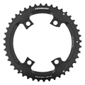 PLATEAU ROUTE 4BRA D.110 POUR SHIMANO ULTEGRA R8100/ DURA-ACE R9200/ 105 R7100 STRONGLIGHT DOUBLE 44DTS EXTERIEUR NOIR ALU 12V. POUR INTERIEUR 34DTS (PENSER A COMMANDER LE KIT INTRAVIS CORRESPONDANT)