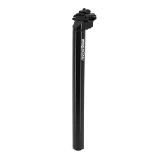 SEATPOST FOR MTB/ROAD BIKE - ERGOTEC PATENT ALUMINIUM BLACK Ø 26.8 mm Lg 350 mm Setback 18 mm (APPROVED LEVEL 2)
