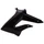 CARENAGE/DEFLECTEUR RESERVOIR GAUCHE ORIGINE DERBI 50 SENDA 2010>2017/GILERA 50 SMT, RCR 2011> NOIR  -86692600W0N6-