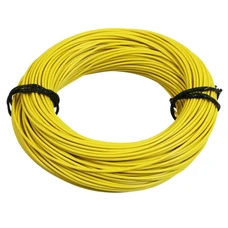 FIL ELECTRIQUE 0,75mm2 9/10 MULTIBRIN JAUNE (50M) -SELECTION P2R