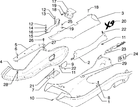 Protections laterales-Spoiler
