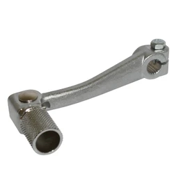 GEAR SHIFT LEVER FOR MINARELLI 50 AM6/MBK 50 X LIMIT, X POWER/YAMAHA 50 DTR, TZR/PEUGEOT 50 XP6 STEEL CHROME (FOLDING) -SELECTION P2R