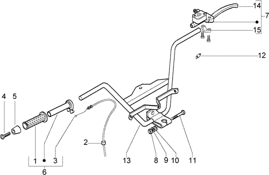GUIDON-POMPE DU FREIN