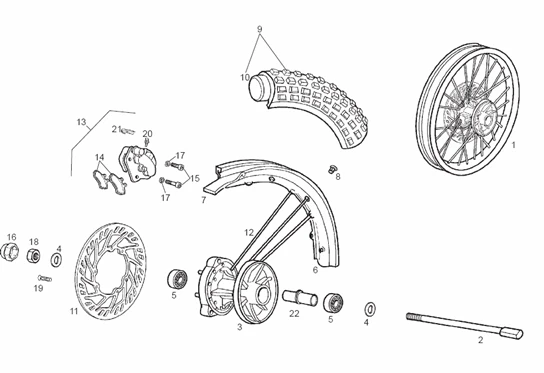 Roue Av.