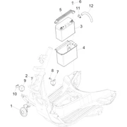 Relais - Batterie - Avertisseur sonore