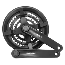 PEDALIER VTT SHIMANO 7/8V. TY301 NOIR 170mm 48-38-28 (BOITIER A VERIFIER