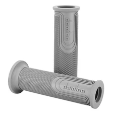 REVETEMENT POIGNEE DOMINO MOTO ON ROAD 6274 STYLE GRIS OPEN END 120mm (PAIRE)