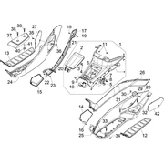Protection centrale - Repose-pieds