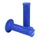 REVETEMENT POIGNEE DOMINO MOTO OFF ROAD D100 BLEU CLOSED END AVEC LOCK ON 116-125mm DOUBLE CABLES(LIVREE AVEC 4 BAGUES) (PAIRE)