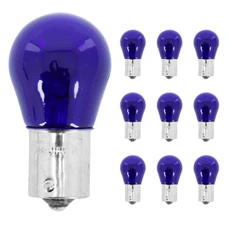 AMPOULE/LAMPE STANDARD 12V 21W CULOT BA15s NORME P21W BLEU (STOP ET CLIGNOTANT (BOITE DE 10)  -P2R-