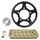 KIT CHAINE ADAPTABLE SUZUKI 650 SFV GLADIUS 2009>2016 520 15x46 (DIAM COURONNE 87/110/10.5) (DEMULTIPLICATION ORIGINE) -AFAM