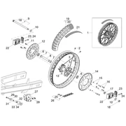 Roue arrière