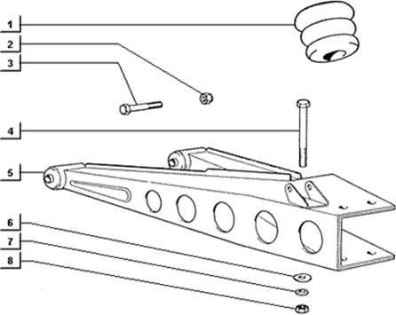 Triangle suspension ar.
