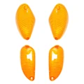 CABOCHON CLIGNOTANT SCOOT ADAPTABLE PIAGGIO 50 TYPHOON 2006>, NRG MC3 AV+AR ORANGE (x4) (AVANT COMME NRG EXTREME MC3 + ARRIERE COMME TYPHOON) -REPLAY