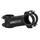 STEM FOR MTB - UNO ALU 6061 Black - Angle 12- Ø 31,8 - Lg 80mm - For FORK 1" 1/8