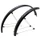 MUDGUARD FOR MTB-ON STAYS- 20'' STRONGLIGHT COUNTRY 54mm -BLACK- Stainless steel rods mounting (COMPLETE SET)