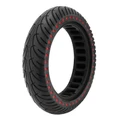 PNEU TROTTINETTE 8.5 X 2.00 NID ALVEOLE POINT ROUGE NOIR TR ANTI-CREVAISON - PNEU PLEIN (XIAOMI M365/ PRO)