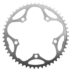 CHANRING FOR ROAD BIKE-5 arms- 51T. Ø130 -OUTER- DURAL SILVER STRONGLIGHT (SHIMANO TYPE 8/9 Speed)