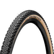 PNEU GRAVEL 700 X 40 CONTINENTAL TERRA TRAIL SHIELD WALL NOIR/BEIGE TUBELESS READY TS (40-622) (OFFRE SPECIALE POUR MONTAGE ATELIER)