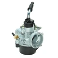 CARBURATEUR DELLORTO PHVA 17,5 ED (TYPHOON, ZIP) (MONTAGE SOUPLE, AVEC GRAISSAGE, POUR STARTER AUTO, AVEC SORTIE CABLE COUDEE) (REF 1012)