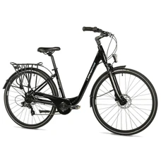 VELO MUSCULAIRE CITY BIKE 29 LEADER FOX REGION 2025 FEMME NOIR 7V CADRE ALU 17 POUCES (TAILLE ADULTE 165 à 173 cm)