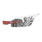 DECAL- "PIAGGIO GENUINE PART" 50 TYPHOON 2018> FOR WHITE 544 or JAUNE 979/A VERSION -2H002552000A2
