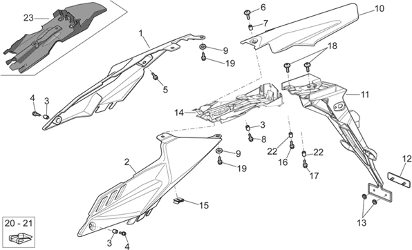 Carrosserie posterieure I