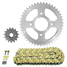 CHAIN AND SPROCKET KIT FOR HONDA 125 CB F GLR 2015>2020  428  15x45  (REAR SPROCKET Ø 58/90/10.5)  (OEM SPECIFICATIONS)  -AFAM-