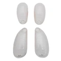CABOCHON CLIGNOTANT SCOOT ADAPTABLE PIAGGIO 50 TYPHOON 1993>2005, NTT, NRG 1994>2005 AV+AR TRANSPARENT (x4)  -REPLAY-