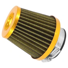 FILTRE A AIR CONIQUE OR FIXATION DROITE DIAM 35/45 mm -SELECTION P2R
