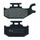 PLAQUETTE DE FREIN NEWFREN POUR SUZUKI 125 BURGMAN 2007> AR, 125 SIXTEEN 2008>2011 AR (L 82mm-62mm - H 41mm - P 9.5mm) (FD0301BE) (ELITE ORGANIQUE)