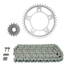 KIT CHAINE ADAPTABLE HONDA 600 CB F HORNET 2007>2013  525  16x43  (DIAM COURONNE 112/138/12.25)  (DEMULTIPLICATION ORIGINE)  -AFAM-