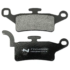 PLAQUETTE DE FREIN NEWFREN POUR YAMAHA 125 BW'S 2010> AV, 125 XENTER 2012>2016 AV, 150 XENTER 2012>2016 AV  (L109.5mm - 113.6mm - H 51mm - 41.2mm - P 8.8mm)  (FD0486BE)  (ELITE ORGANIQUE)