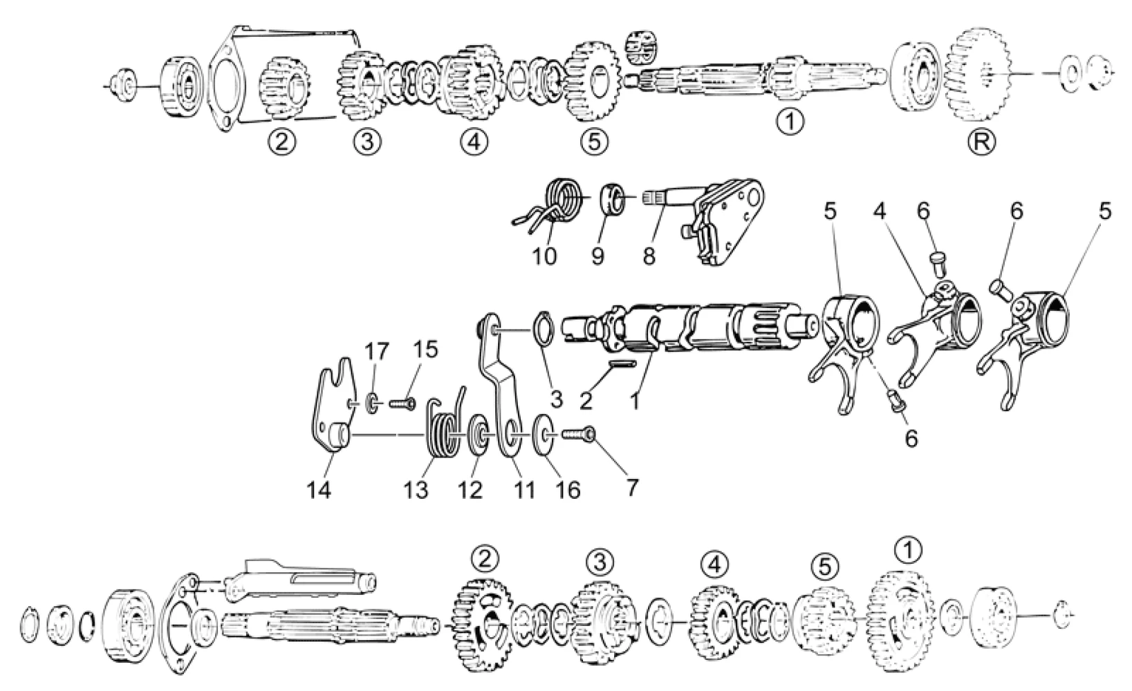 Selecteur boîte de vitesses